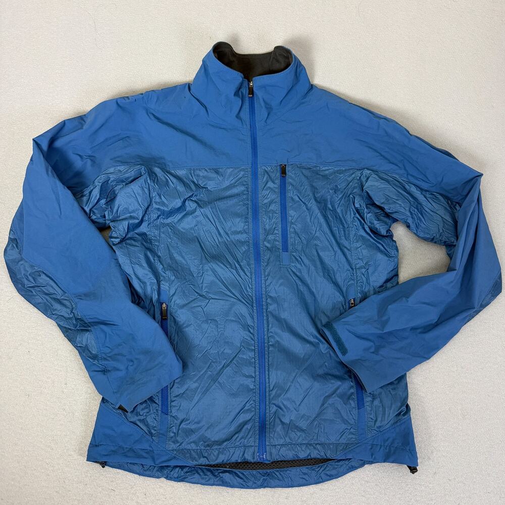 REI Men’s Small Blue Lightweight Jacket Full Zip Outdoor Hiking Coat